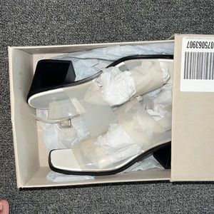 Brand New UO Clear Block Sandal